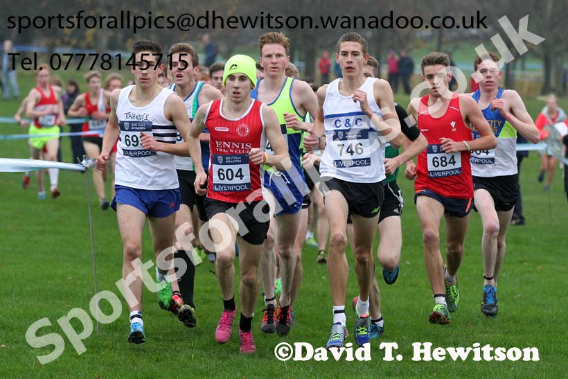 Junior men's European Cross Country Trials, Sefton Park, Liverpool. Photo: David T. Hewitson/Sports for All Pics